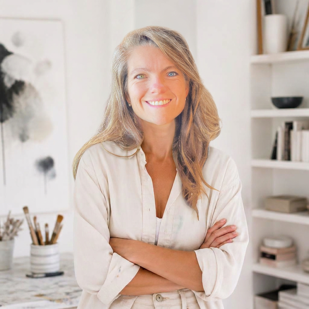 Mandy, artist and founder of FITNESS ART